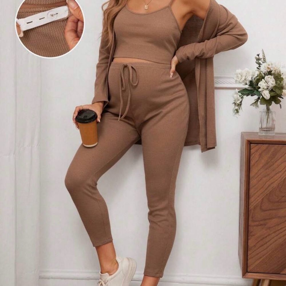 Women's Tan Lounge Set